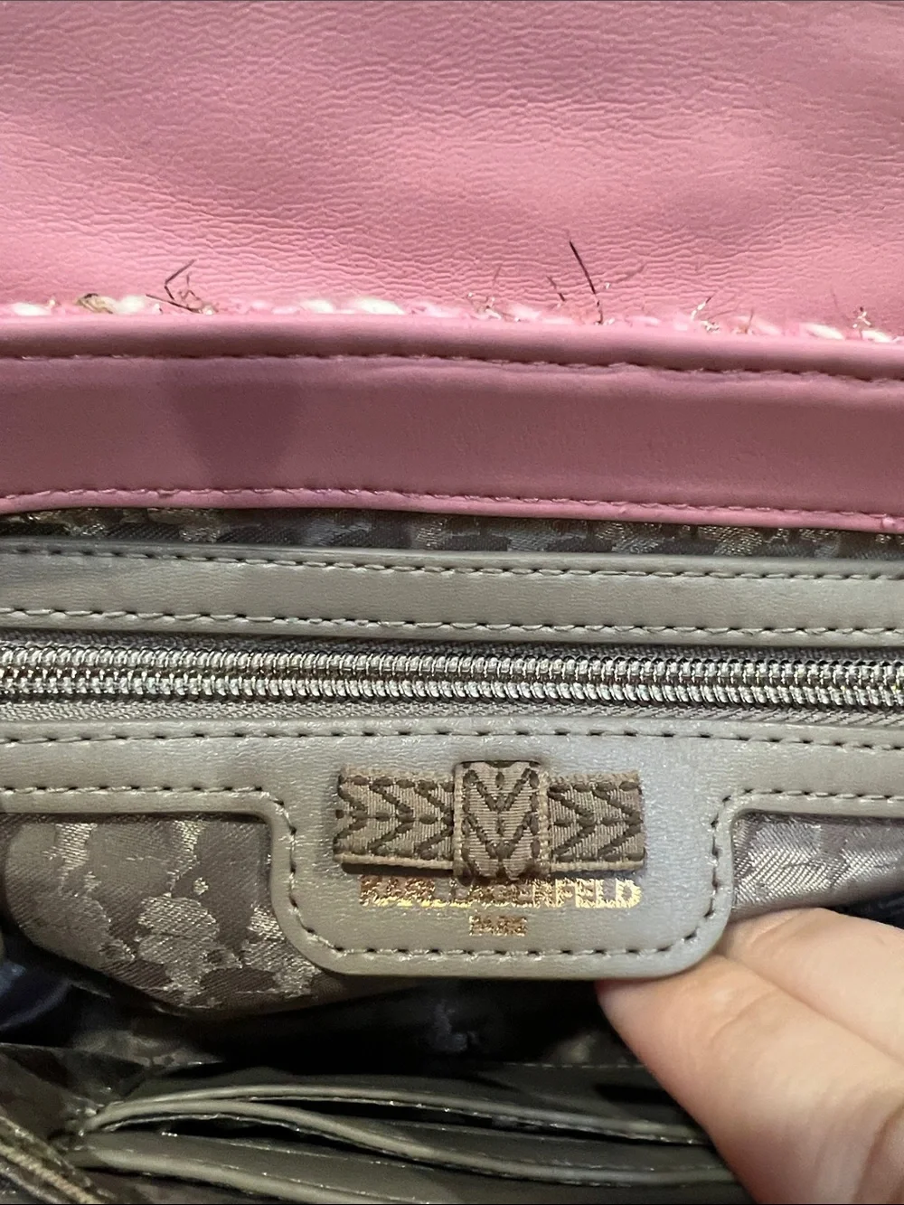 Karl Lagerfeld chic pink
